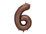 Mocha Number Balloons