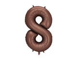 Mocha Number Balloons