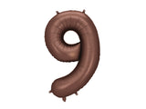 Mocha Number Balloons