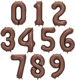 Mocha Number Balloons