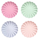 Multicolour Large Eco Plates - Pack of 8