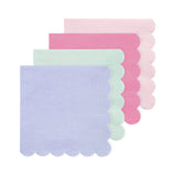 Multicolour Large Napkins - Pack of 20 in 4 pastel colours