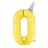 Party Hat Number Balloon