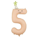 Party Hat Number Balloon