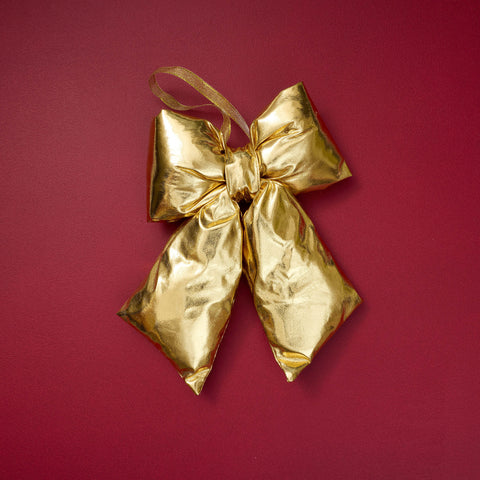 Gold Puffy Bow