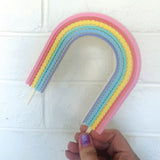 Rainbow Topper - more colours available