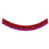 Red & Pink Tinsel Fringe Garland