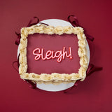Sleigh! Cake Plaque