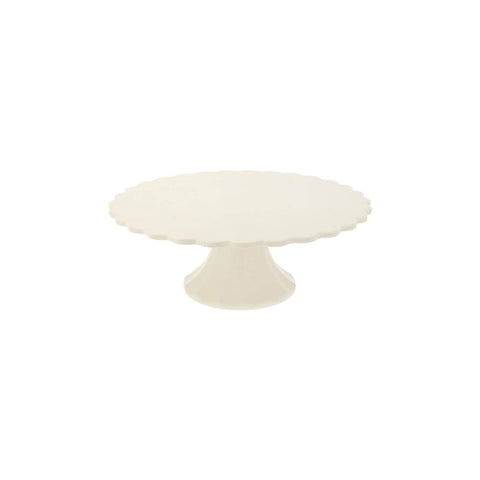 Small Cream Reusable Bamboo Cake Stand