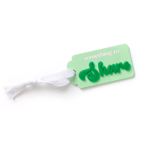Wholesale - Something to Share tag - Greens