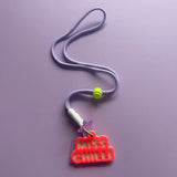 Braided Custom Name Lanyard - Flamingo Fun