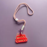 Braided Custom Name Lanyard - Flamingo Fun