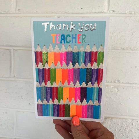 Thank you Teacher Card