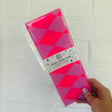 Tissue Paper pack - Diamond & Grid - lilac + pink