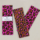 Tissue Paper pack - Leopard - ginger + pink