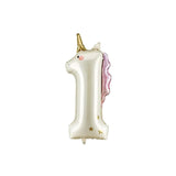 Unicorn Number Balloons