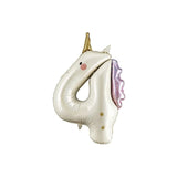 Unicorn Number Balloons