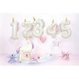 Unicorn Number Balloons
