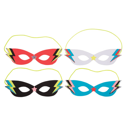 Superhero Masks - Pack of 8