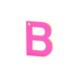 Neon Pink Letter - more letters available