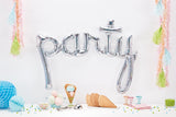 'Party' Script Balloon - Holographic