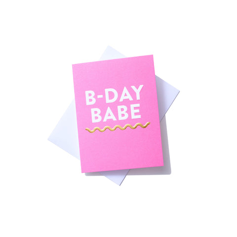 B-Day Babe Card