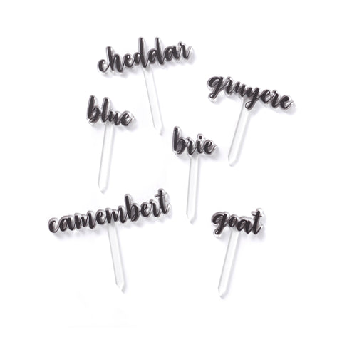 Cheese Markers - clear/black