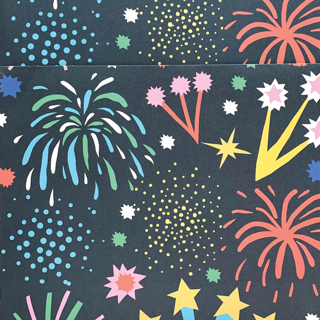 Fireworks Folded Wrap – Hello Kit Co.