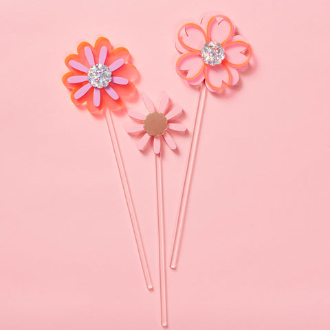 Flower Toppers - set of 3