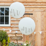 Jumbo Mr & Mrs Balloons