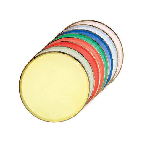 Multi Colour Side plates - 8 pack