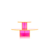 Neon Pink Cake Stand Tiers - Set of 2