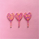Tiny Heart Toppers - Set of 3