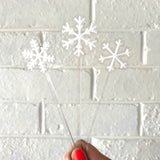 Snowflake Toppers - Set of 3