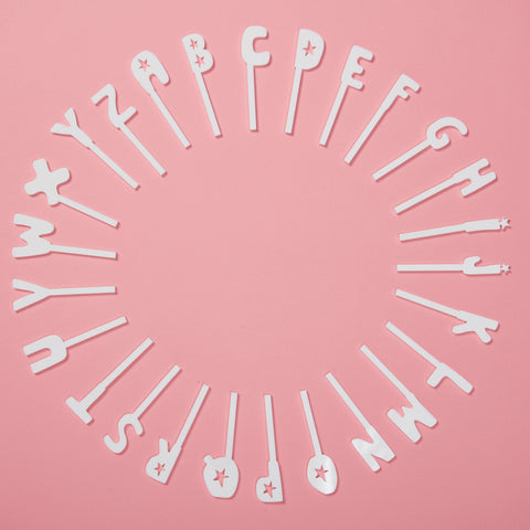 Wholesale - Alphabet Tiny Toppers