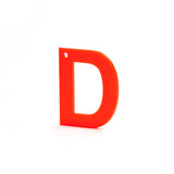 Neon Red Letter - more letters available
